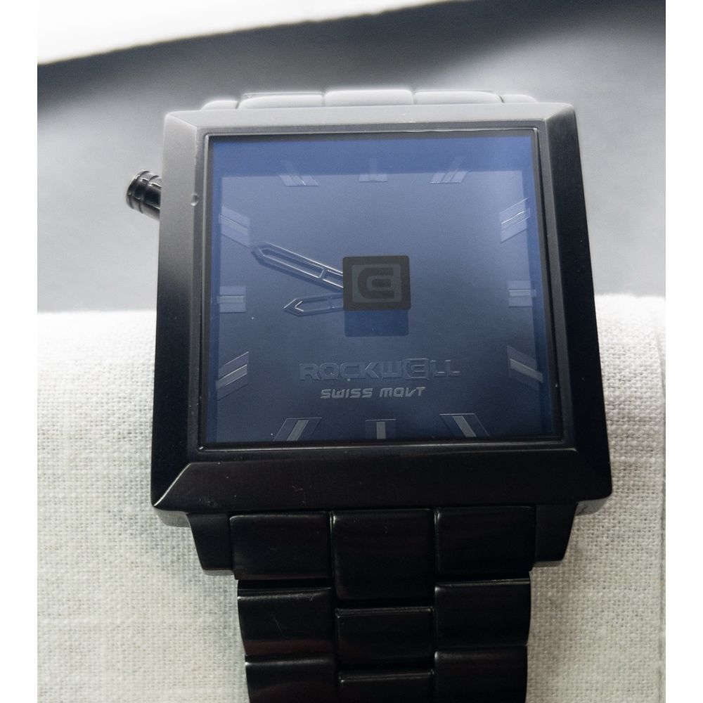 Rockwell‎ 50mm2 Swiss Movement Wrist Watch Metallic Blue Dial